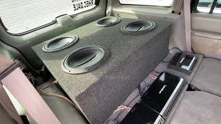 WHEN FOUR 12" SUBWOOFERS TEAR UP HATCH THIS HAPPENS!