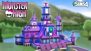 Sims 4 MONSTER HIGH: Creepy High School [No CC] - Speed Build | Kate Emerald