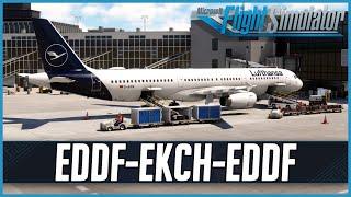 Fenix A321 | Real World Lufthansa OPS | Vectors to Copenhagen | VATSIM