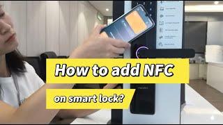 NFC unlock smart lock with mobile phone, how to add NFC as home key for smart lock on Mobile Phone?