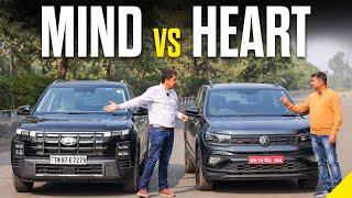 VW Taigun Vs Hyundai Creta comparison Review | Creta Vs Taigun | Which is the best | Times Drive