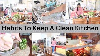 Habits To Keep A Clean Kitchen || EveryDay HomeMaking Motivation || Cooking, Cleaning & Organising