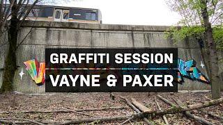 Graffiti Session: VAYNE X  PAXER Sculpture Pieces