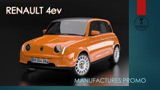 The all New Renault 4 ev - "Renault 4" the ‘Renaulution‘ ev charge has begun