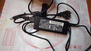 Repair of the power supply from an HP laptop .