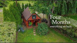 4 MONTHS Turning a Children's Playhouse into a Cozy Tiny House Cottage | Start to Finish