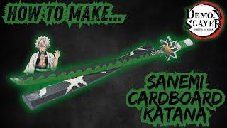 How to make Shinazugawa Sanemi Cardboard Sword from Demon Slayer: DIY Guide