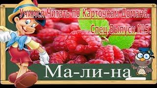 Учимся Читать по Карточкам Домана. Спец. Выпуск №5. (Обучение чтению)