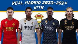 Real Madrid CF New Season Kits 2023-2024 PES2021 [Sider] #pes2021 #realmadrid #realmadridcf  #kits