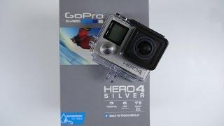 GoPro HERO 4 SILVER Edition UNBOXING and Setup