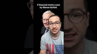 Charlies Money - 5 financial metrics used by Warren Buffett