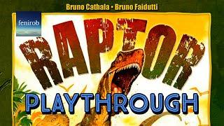 Raptor Board Game | Playthrough