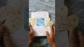 diary decoration ideas with mom dad||personal diary writing ideas|| #shorts #diary #decoration