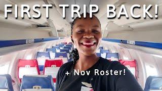 The Flight Attendant Life | NOVEMBER ROSTER, First Trip Back & Made A Mistake!!