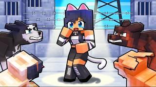 ONE CAT in a DOGS ONLY Prison in Minecraft!