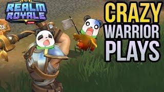 Crazy Warrior Plays - Solo vs Duos - Realm Royale Gameplay