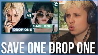 KPOP GAME TIME: SAVE ONE DROP ONE || REACTION