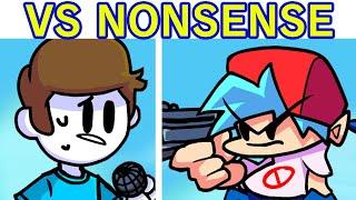 Friday Night Funkin' VS Nonsense FULL WEEK + Cutscenes & All Endings (FNF Mod/Hard) (Funny Mod)