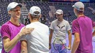 Sinner Joined Nadal's Practice to Be On Court Together One Last Time before Nadal's Retirement