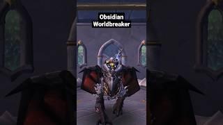 Obsidian Worldbreaker #worldofwarcraft #wow #mount #drpuspe #mmorpg #collection #dragonflight #pc