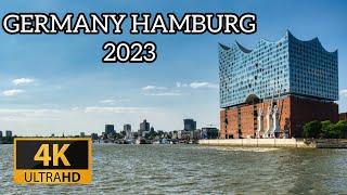 First Day of 2023 in Hamburg Germany 4K / Neujahrsspaziergang in Hamburg 2023 4K