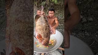 Cooking 6kg Whole Grouper Fish Soup! 