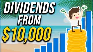 How Much Dividend Income From $10,000?