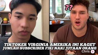 TIKTOKER VIRGINIA AMERIKA INI KAGET,JUMLAH SUBSCRIBER FIKI NAKI JUTAAN ORANG