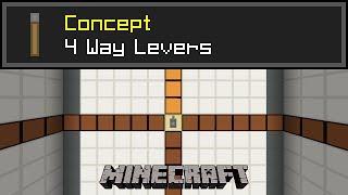 4 Way Levers - Minecraft Concept