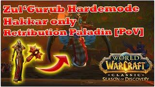 Zul'Gurub Hardmode Phase 5 - Hakkar only | Ret Paladin PoV [WoW SoD]