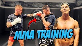  MMA Training Down at Powerhouse Fight Club with James Power & Ben Marsh | Behind The Scenes 
