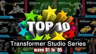 Top 10 Transformer Studio Series Wave 1 to Wave 5/ #001 to #035