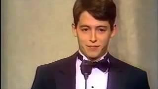 Matthew Broderick wins 1983 Tony Award for Best Featured Actor in a Play