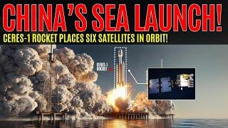 China has successfully sea-launched Ceres-1, putting six satellites in orbit!