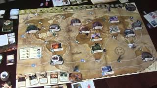 Eldritch Horror Древний Ужас, геймплей 1 3   настольная игра с Братцем Ву