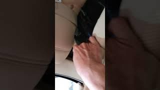 Lexus LS600HL rear right seat remove part 1