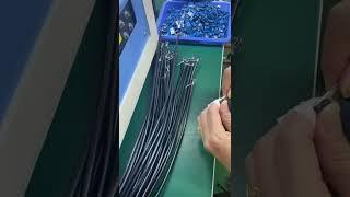 stripping core wire, tinning and soldering