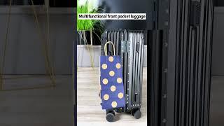 Here are 3 reasons why you choice this luggage. Front laptop pocket, German Bayer PC material……………