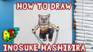 How to Draw INOSUKE HASHIBIRA