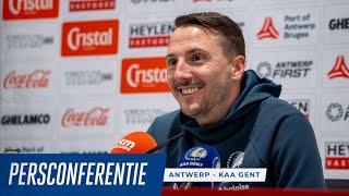 ️ Persconferentie na Antwerp - KAA Gent