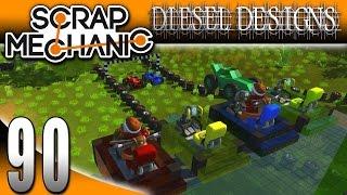 Scrap Mechanic Gameplay :EP90: FAN CREATIONS: Remote Control Racecar Track! (Let's Play 1080p)