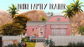 Broke Family Trailer ...(Sims 4 Speed Build)