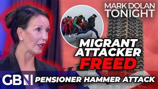 WATCH: Migrant hammer attacker who BRUTALISED pensioner is FREED by Labour - leaving victim ENRAGED