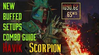 Mortal Kombat 1 Havik Scorpion Combo + Setups Guide (Best Kameo)