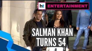 Watch: Salman Khan cuts birthday cake; top Bollywood stars attend bash