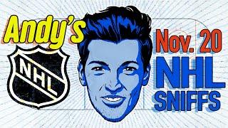 NHL Sniffs, Picks & Pirate Parlays Today 11/20/24 | Best NHL Bets w/Andy Francess