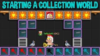 Starting (SUPER RARE) Collection World in Growtopia...