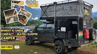 Isuzu V-Cross 4×4 Camper truck Campervan Caravan Motorhome- Home on Wheels