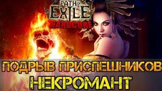 Некромант взрыва опасные приспешники / Popcorn srs | POE Hardcore Build 3.14