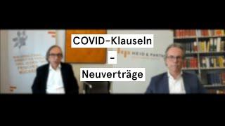 "Vergaberecht NEU nach Covid-19": COVID-Klauseln - Neuverträge